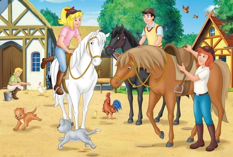Riding and training with favorite heroines