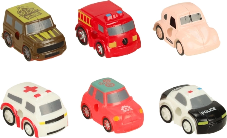 Šeši automobiliai žaidimui iš karto