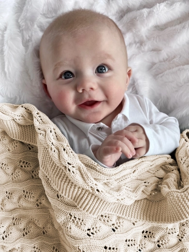 Soft blanket for stroller and crib