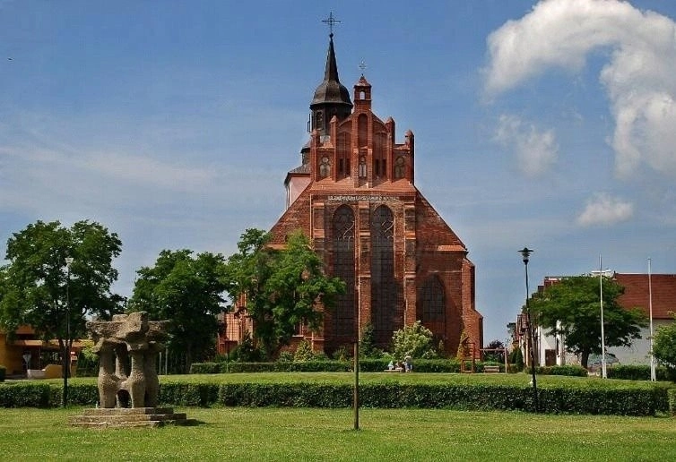 Diamond painting Church on Wolin 30 × 40 cm