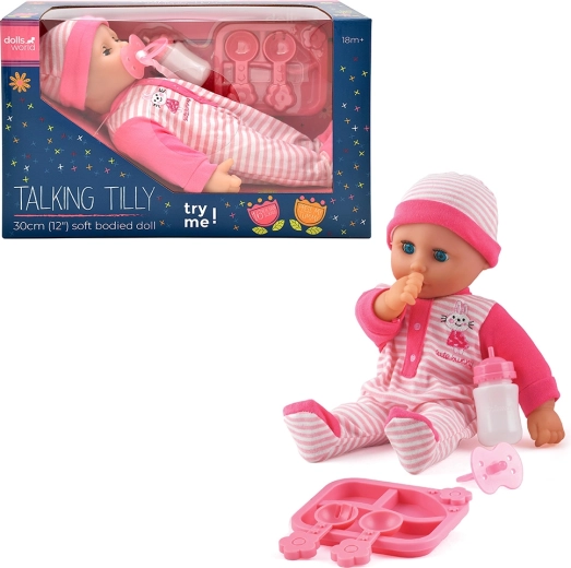 Dolls World Tilly Interactive Baby Doll 30 cm