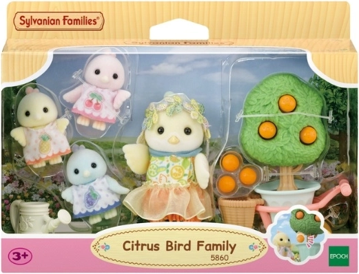 Sylvanian Families Citrus Bird Family