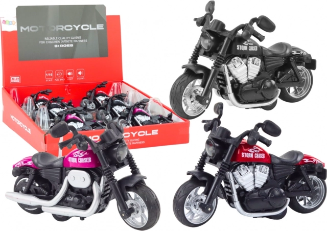 Motociklas „Storm Chaser“ su trinties pavara