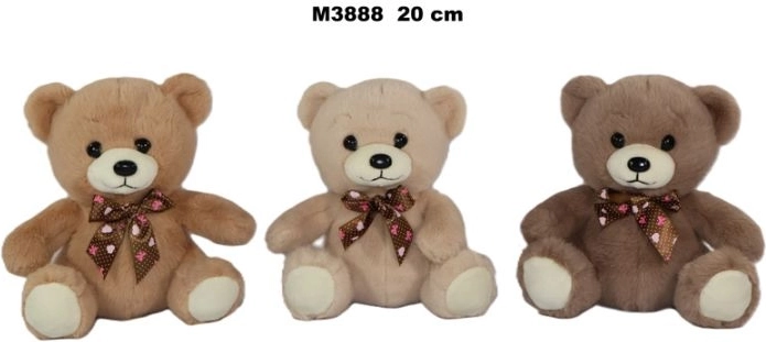 Pliušinis meškiukas 20 cm – 1 vnt.