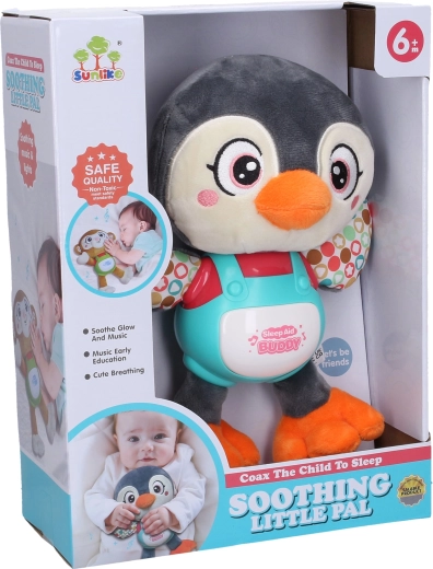 Grojantis ir šviečiantis pingvinas 24 cm