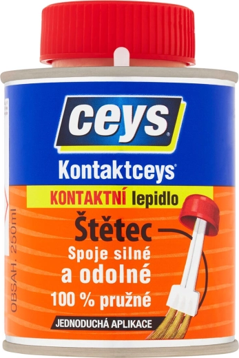 Kontaktiniai klijai 250 ml su teptuku KONTAKTCEYS