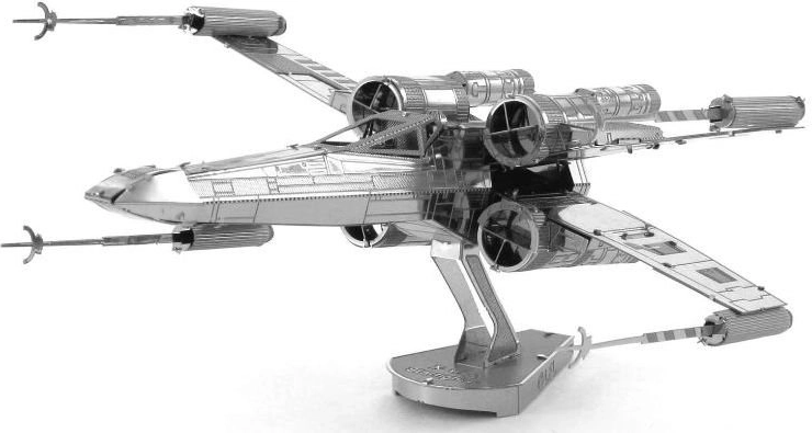 Metal Earth 3D dėlionė Star Wars X‑Wing – metalinis naikintuvo modelis