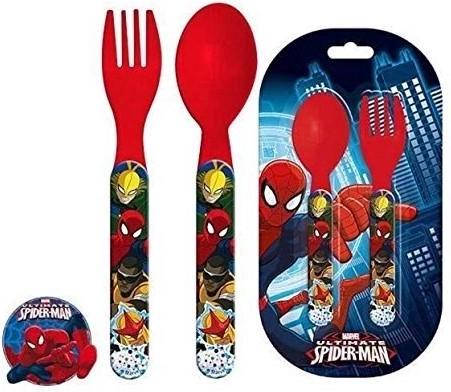 Plastic Spiderman cutlery - 1 piece