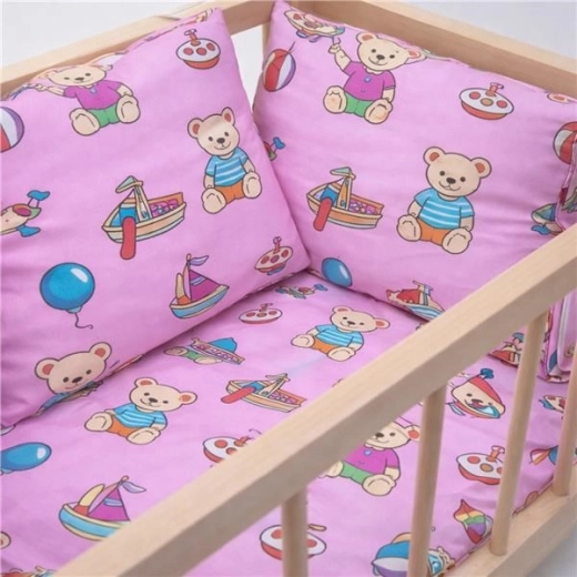 Super-soft bedding with bear motif