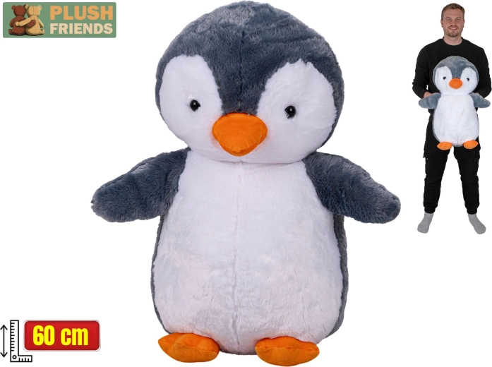 Plush Friends pliušinis pingvinas 60 cm