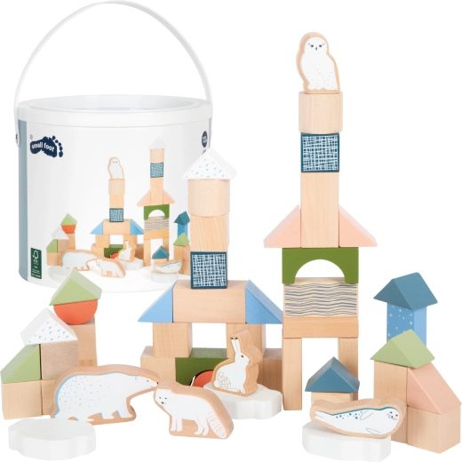 small foot Arctic Wooden Building Blocks