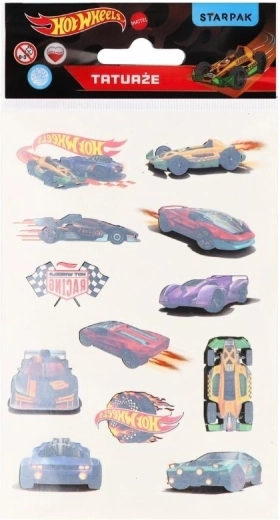 Laikina tatuiruotė Hot Wheels – 1 vnt.