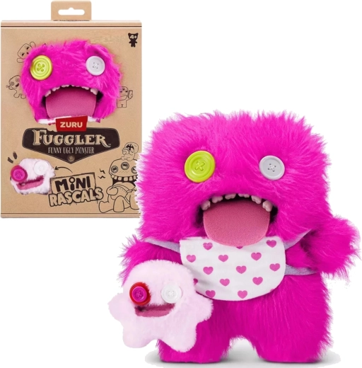 Pliušinių žaislų rinkinys Fuggler Mini Rascals Oogah Boogah + Baby Fugg – 1 vnt.