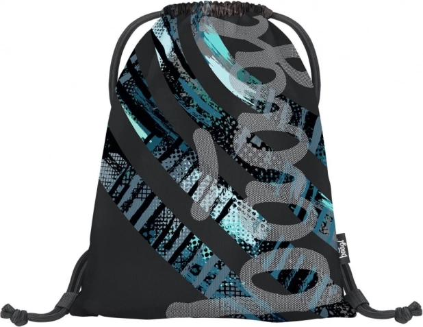 Baagl Drawstring Bag for Workouts Skate Structures