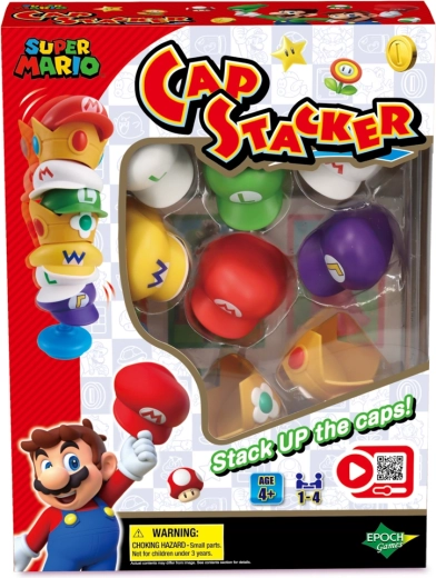Super Mario Cap Stacker – šeimos balansavimo žaidimas
