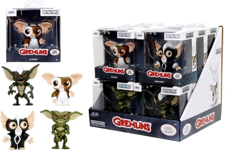 Kolekcinės metalinės Gremlins figūrėlės 6,5 cm – 4 rūšys