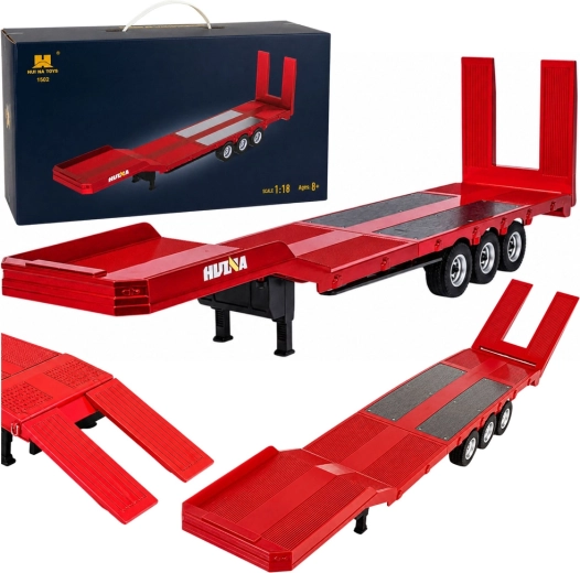Žemaprofilė priekaba Huina Scania 770S (1:18) – raudona