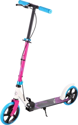 Paspirtukas NILS Extreme HM0107 baltai rožinis