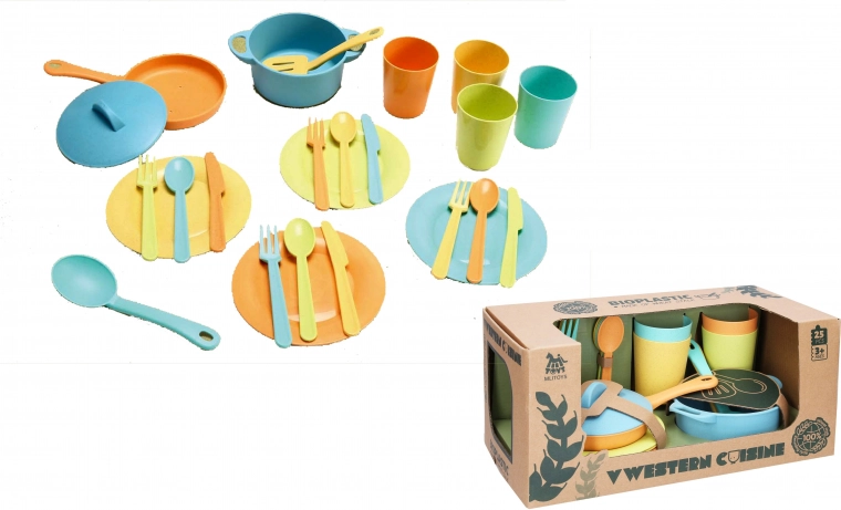 Bioplastikiniai virtuvės indai vaikams