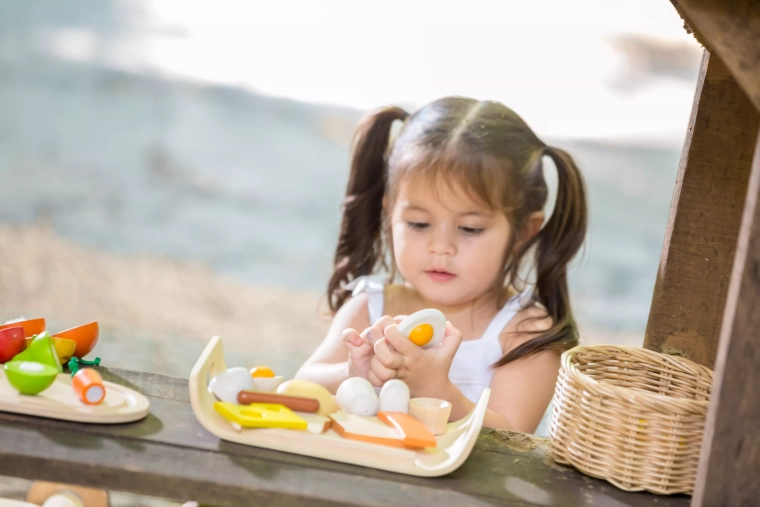Sustainably made wooden toy