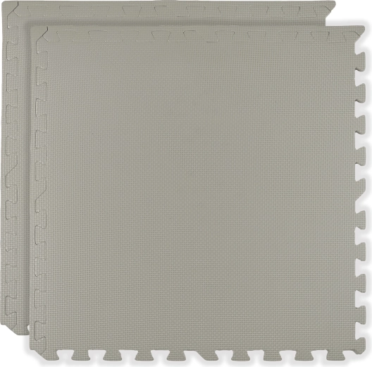 Humbi foam folding floor mat 120 × 60 cm, 2 pieces, light gray