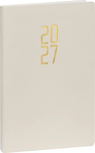Notique savaitinis kalendorius Ponza 2027, kreminis, 15 × 21 cm