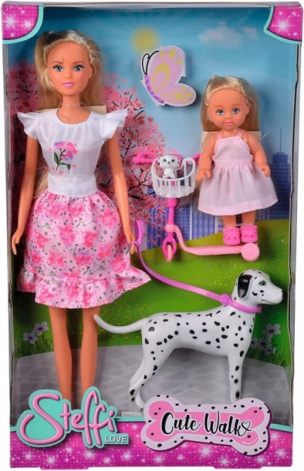 Steffi Love Steffi ir Evi pasivaikščiojime su šunimi
