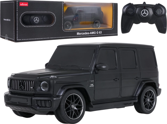 Rastar nuotoliniu būdu valdomas automobilis Mercedes-AMG G63 1:24, juodas