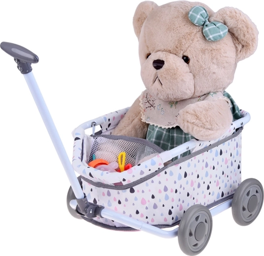 Lengva tempti dėl ilgos rankenos ir tvirtų ratukų