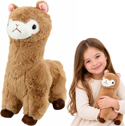 Plush alpaca llama beige 28 cm - 1 piece