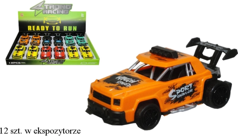 Sportinis automobilis su trinties pavara