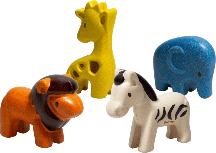 PlanToys Wild Animals Set