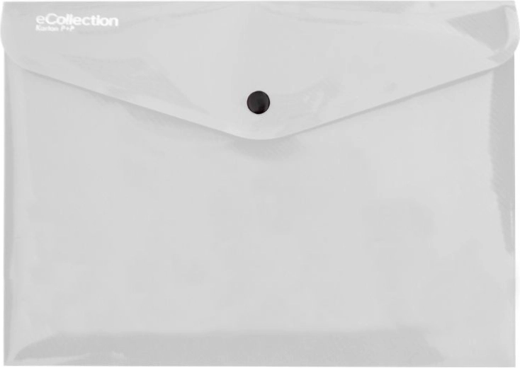 A4 Snap-Button Wallet eCollection Clear