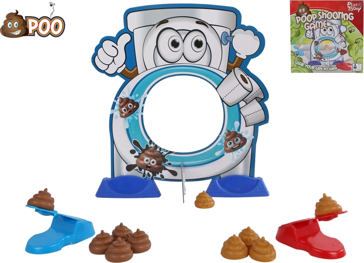 Play Today Hit the Poop into the Toilet – tabletop party game