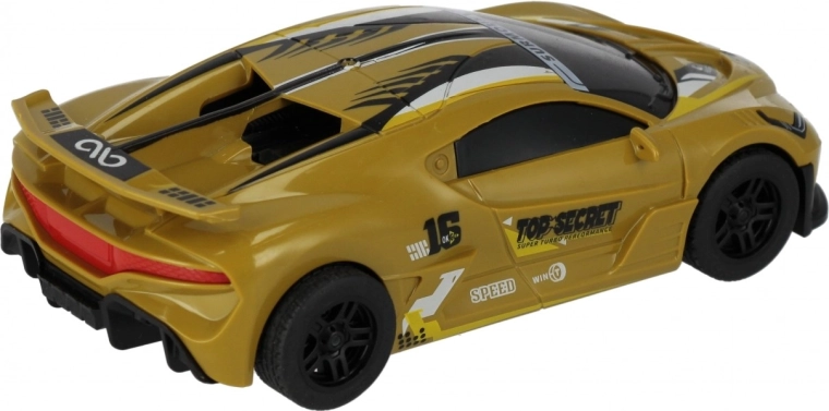 Sporty drift look with spoiler and decals