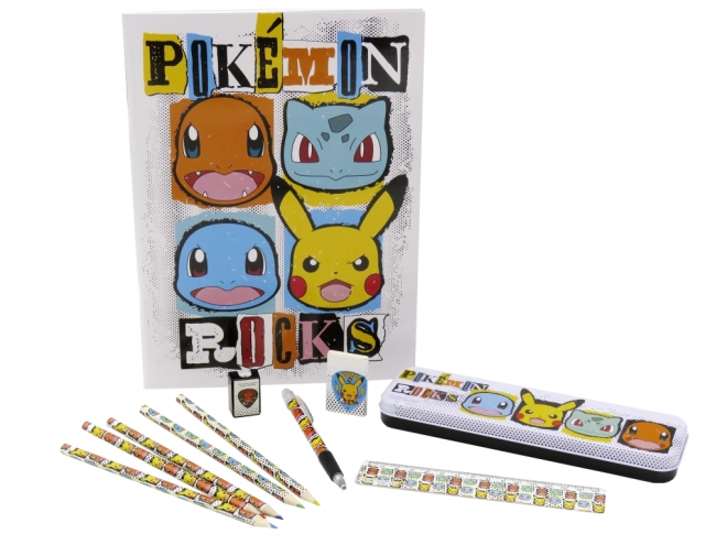 Pokémon school set with pencil case