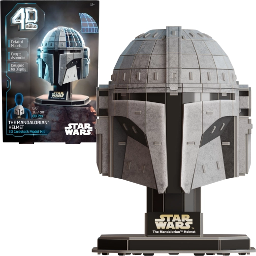 Spin Master 4D Build Star Wars Mandalorian 3D Puzzle Helmet