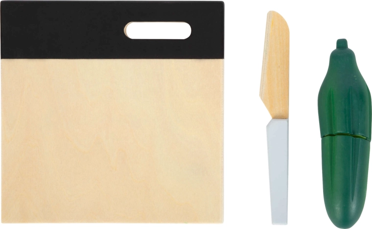 Cutting board with chalkboard surface
