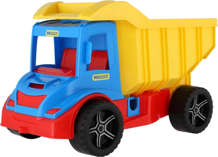 Colourful construction vehicle for little drivers