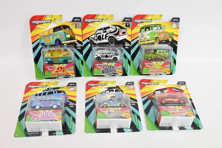 Majorette VW Deluxe rinkinys, 6 vnt.