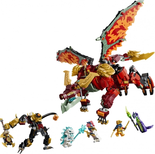 6 minifigūrėlės nindzių mūšiams
