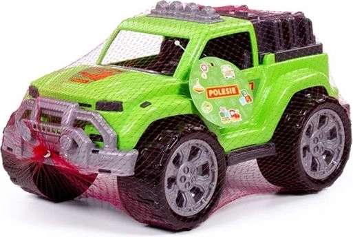 Žaislinis automobilis Legion Nr. 4 su žaliu tinkleliu