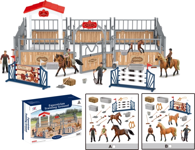 Farm Animals – Riding Track with Accessories
