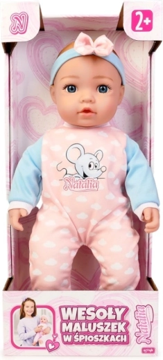 Lėlė Natalia – funkcinis kūdikėlis 45 cm