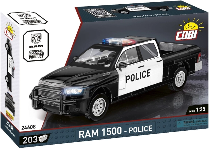 Konstruktorius COBI RAM 1500 Police 1:35 (203 detalės)