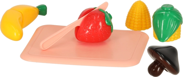 Pjaustomi vaisiai ir daržovės motorikai lavinti