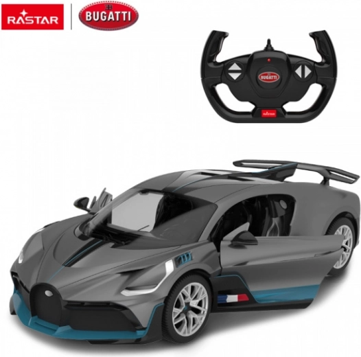 Bugatti Divo sidabrinis RC automobilis 1:14 nuo Rastar
