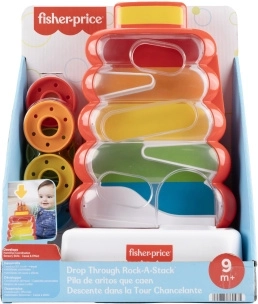 Fisher-Price bokštas su krentančiais žiedais