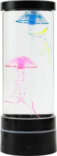 LED Lamp with Floating Jellyfish – Medium