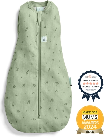 ErgoPouch vystyklas ir miegmaišis 2in1 Cocoon Willow 0,2 TOG (0–3 mėn., 3–6 kg)
